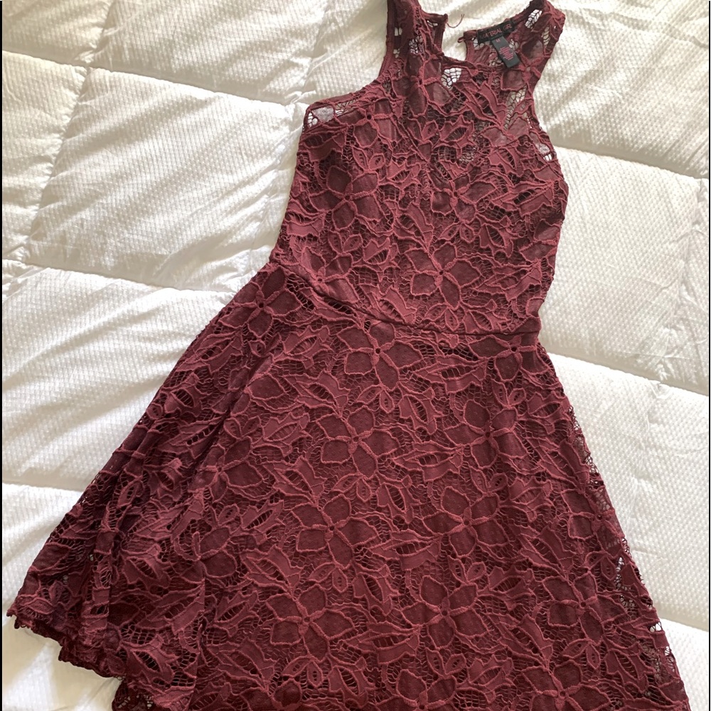 Burgundy Cocktail Dress